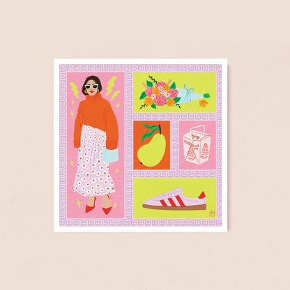 Lady in Lilac | Fine Art Print