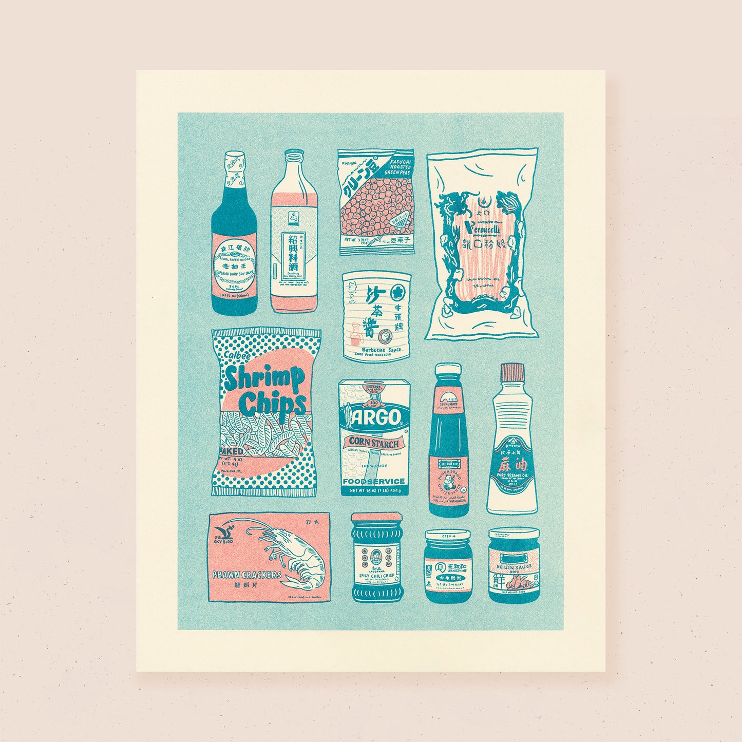 The People's Pantry: Chinese | Risograph Print