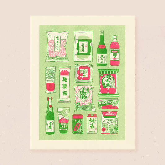 The People's Pantry: Japanese | Risograph Print