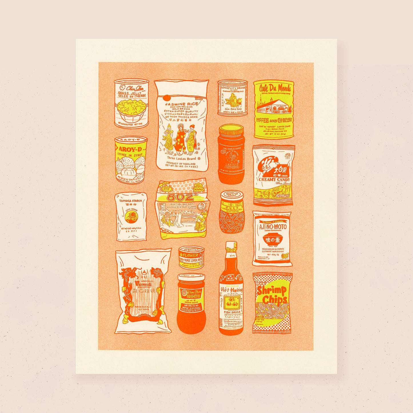 The People's Pantry: Vietnamese | Risograph Print