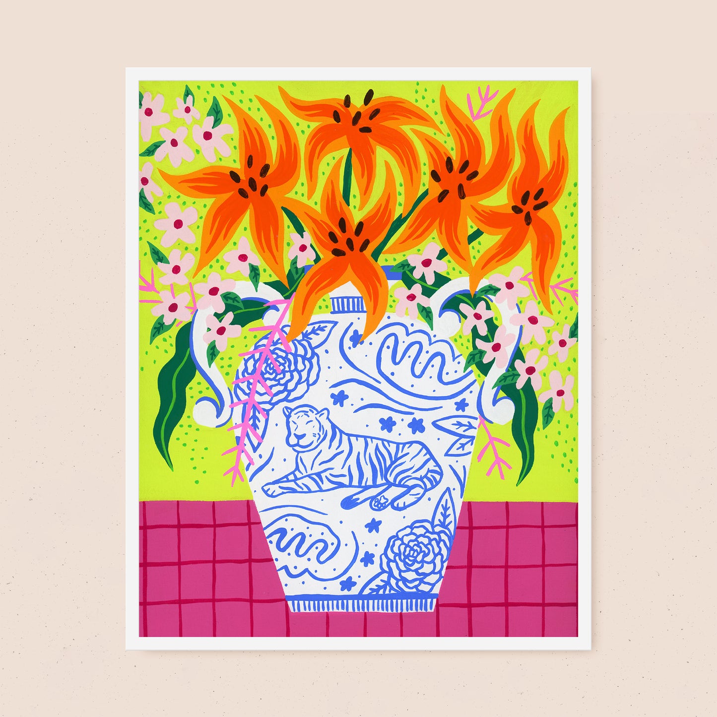 Tiger Vase | Fine Art Print