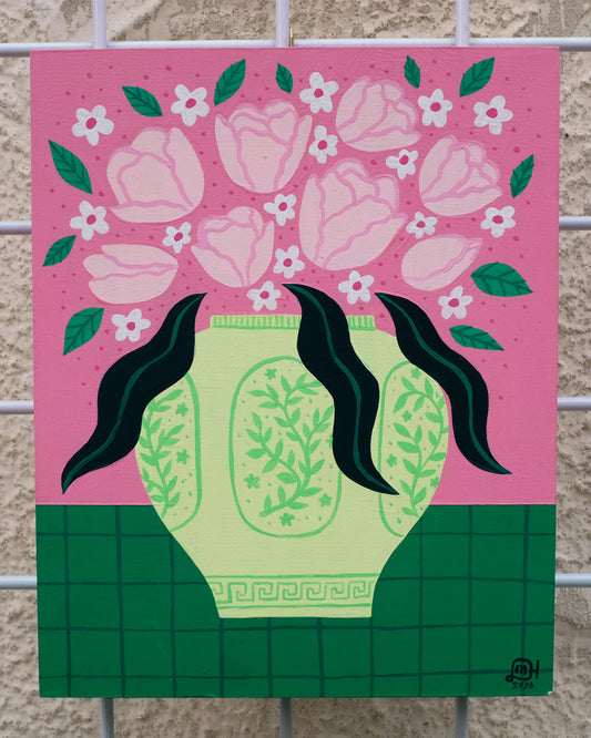 Tulip Vase | Original Painting