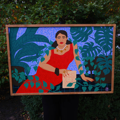 Teresa in Red  | Original Painting