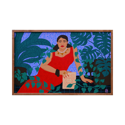 Teresa in Red  | Original Painting